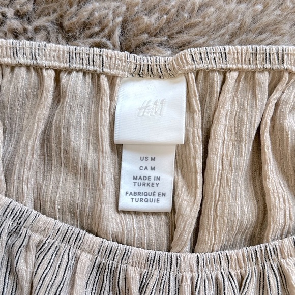 H&M Pinstriped Top M - Picture 4 of 9